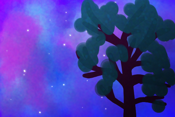 tree and stars
