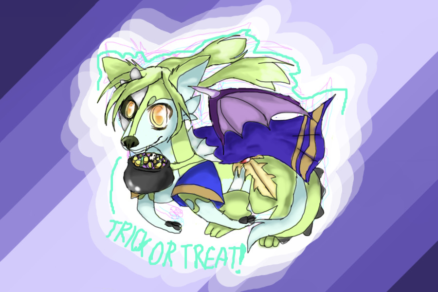 Lucky Jellybean - My LOLO Trick-or-Treater!!