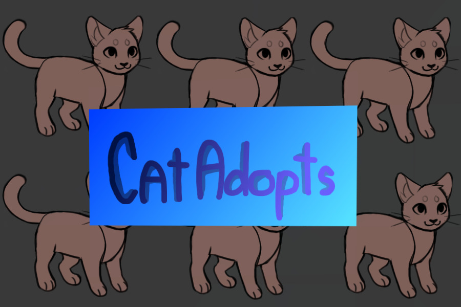 Cat Adopts - Realistic and Exaggerated Designs