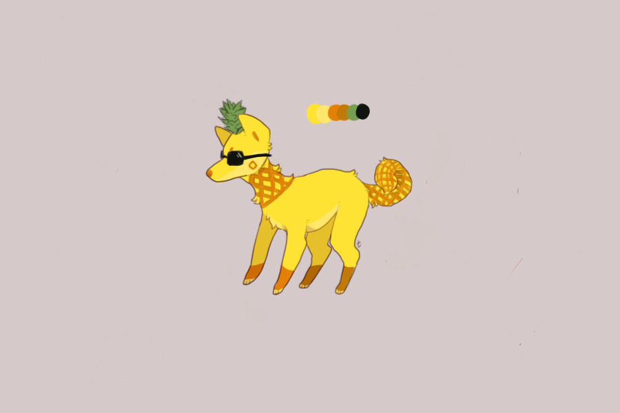Pineapple Pup for KEVERIE