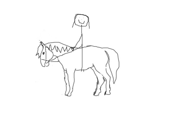 girl riding pony