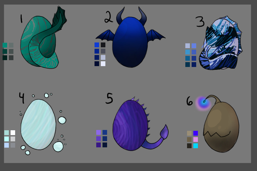 Ocean Themed Egg Surprise Adopts! [Closed]
