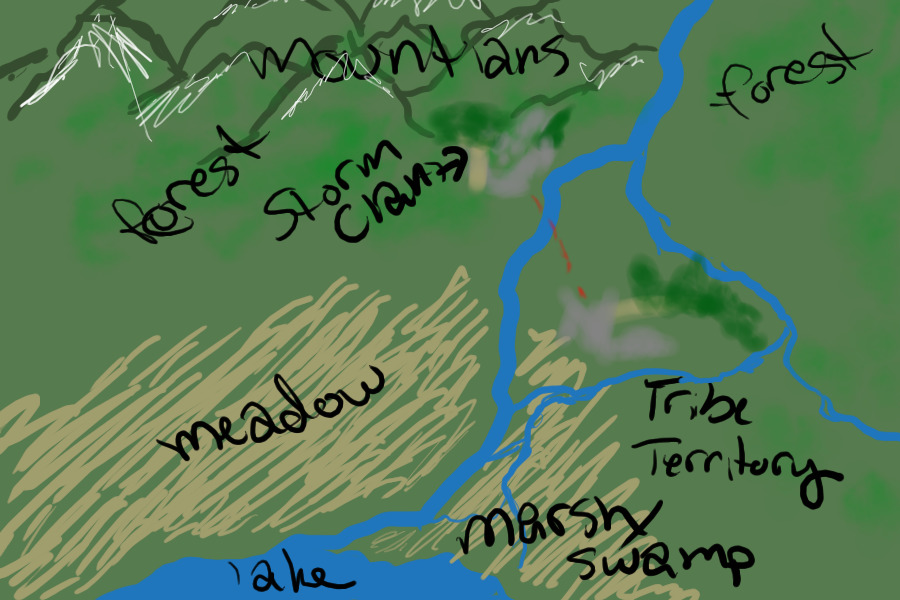 StormClan Territory Map