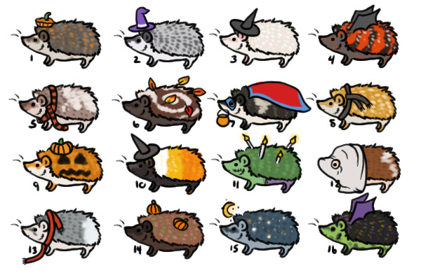 Fall Hedgie Adopts - Open