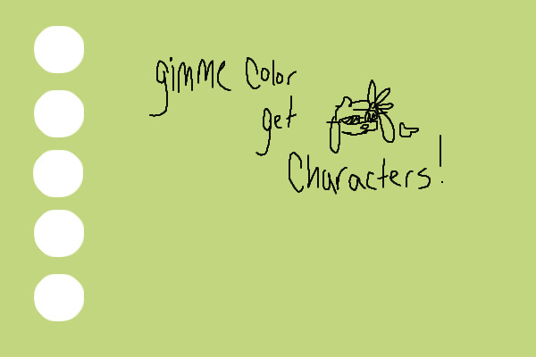 give me colors get a character