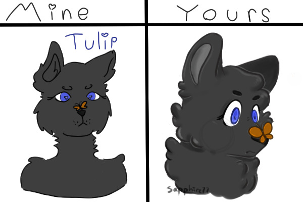 mine vs yours-tulip