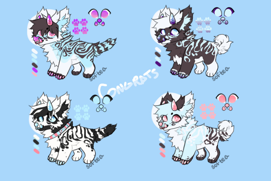 Boglins NB #5 - striped blues