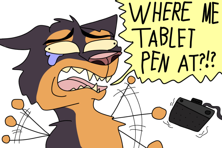 Drawing tablet problems...