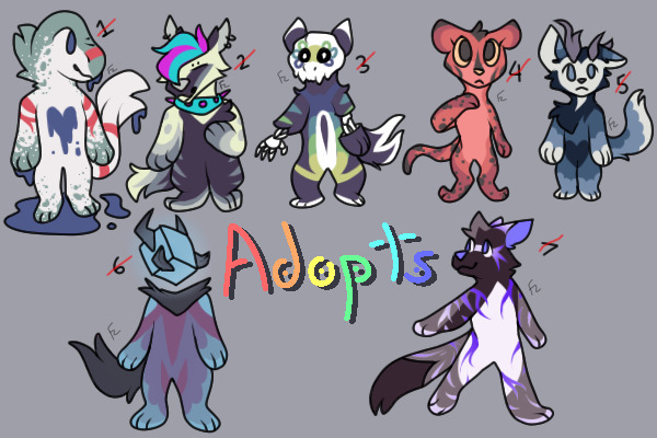 Assorted Anthro Adopts!!