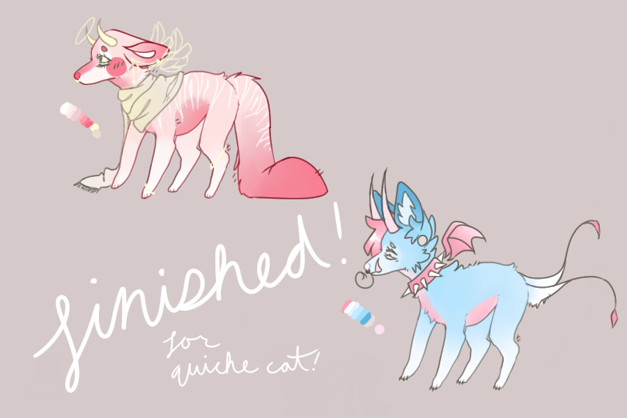 Wip customs for Quiche Cat!