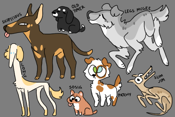 sum dogs,, adopt 2 gud home