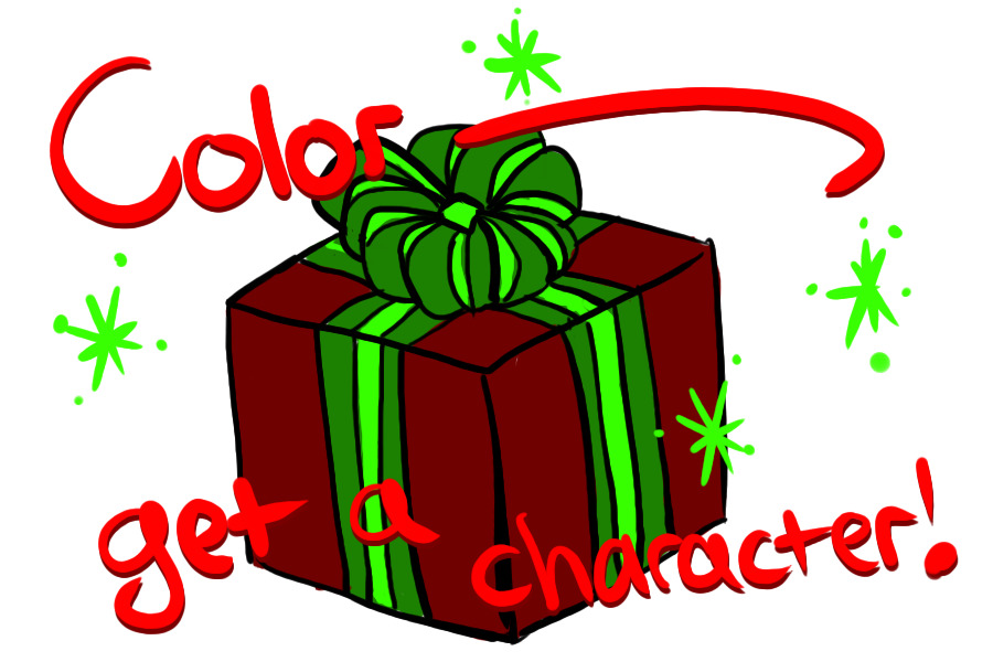 color a gift :) ON HOLD