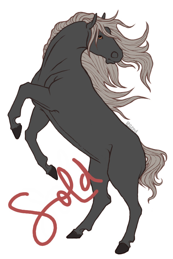 SOLD | flat equine lines