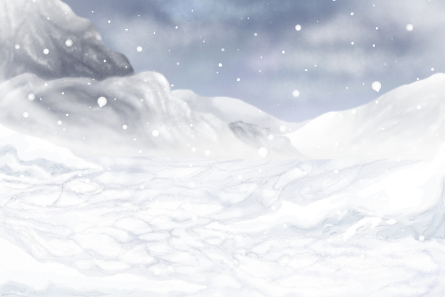 a land of ice and snow
