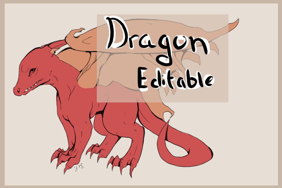 Dragon editable