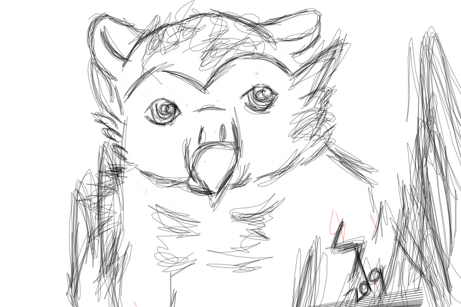 Very rough sketchy sketch
