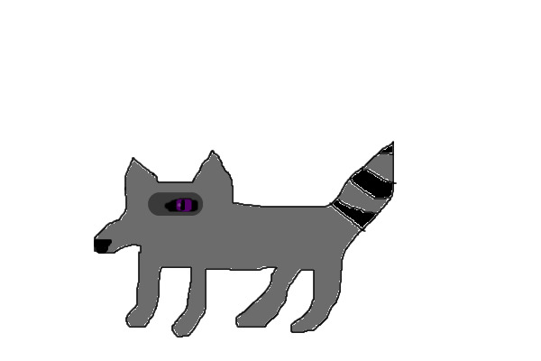 My wolf/racoon Fursona