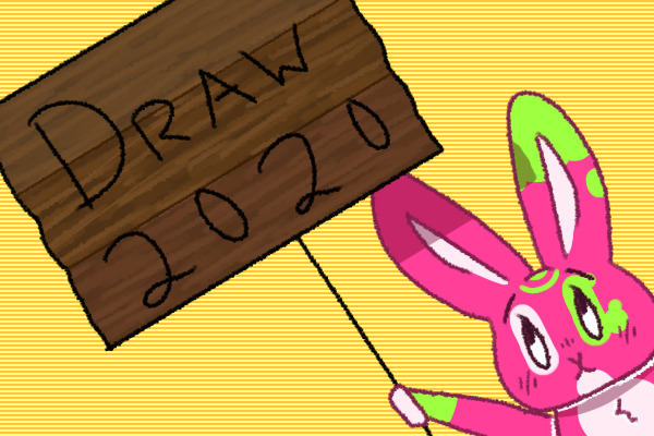 a personal challenge aptly named "Draw 2020"