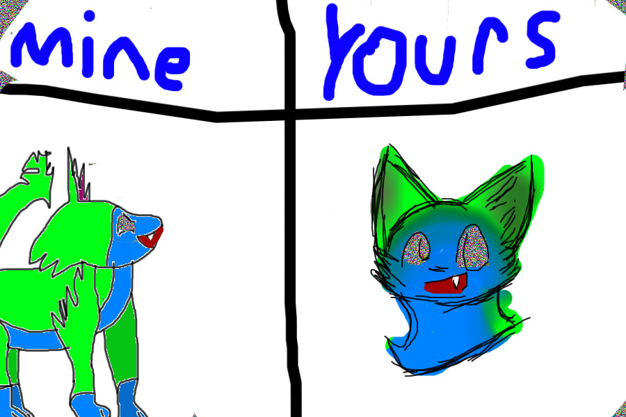 mine vs yours