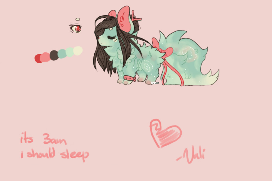 sleepy dreamies // custom#1 for FluffyBirdie ♡
