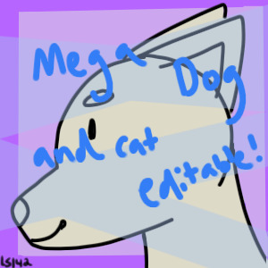 MEGA Cat AND Dog editable avatar