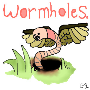 wormholes.