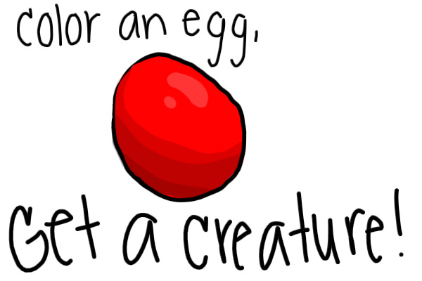 color an egg, get something!