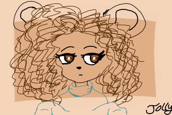 Curly Sheep doodle