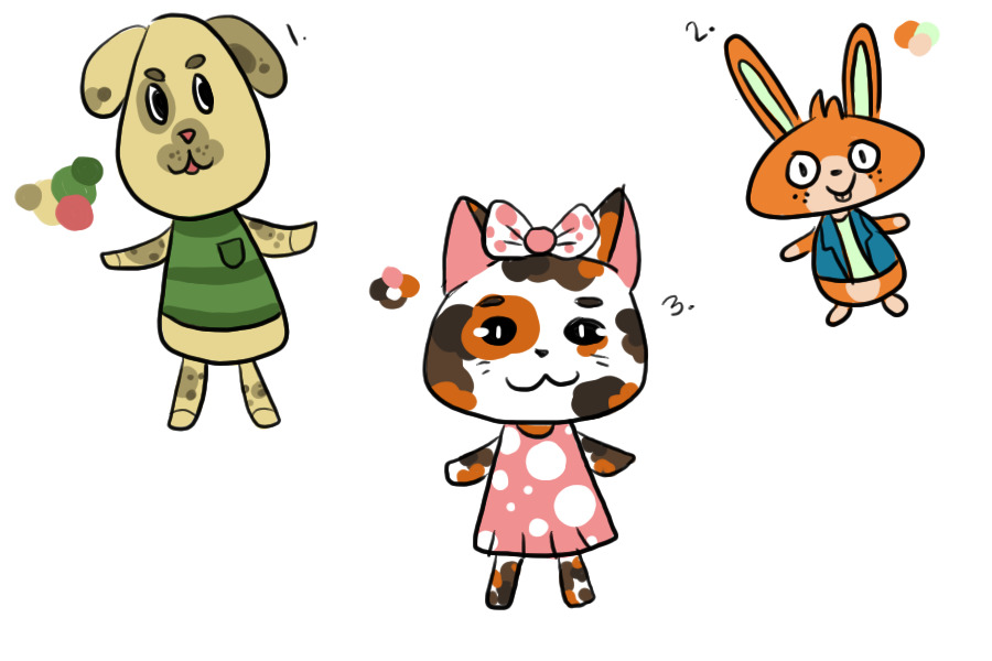 Animal Crossing Oc’s / (3/3 open)