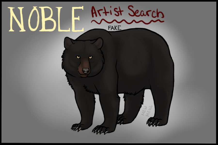 Noble // Bear ARPG // Artist Search
