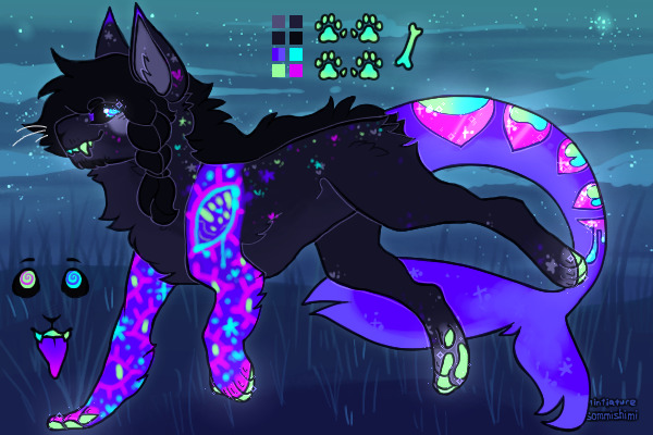 1 Rare trait MYO | Neon rave