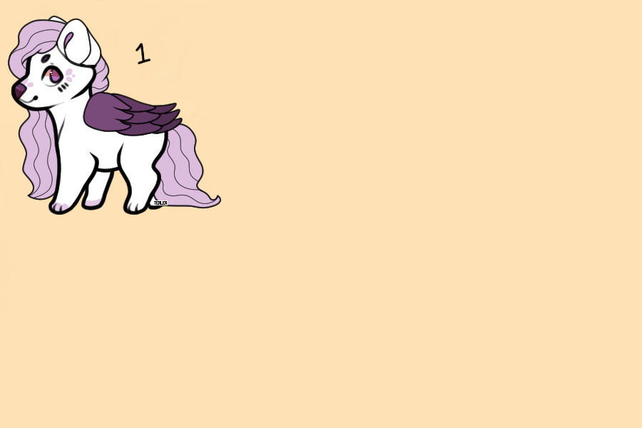 Purple doggo