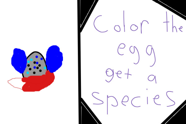 Color the egg, get a species
