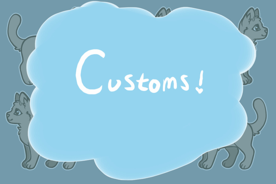 Cat Designs Cover - Customs - Open