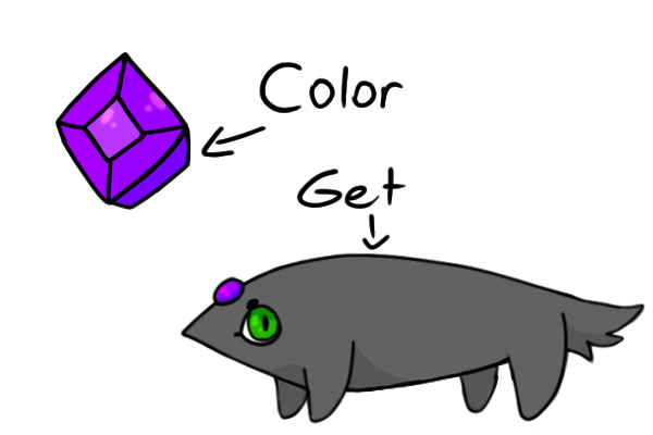 color a gem for a figmit