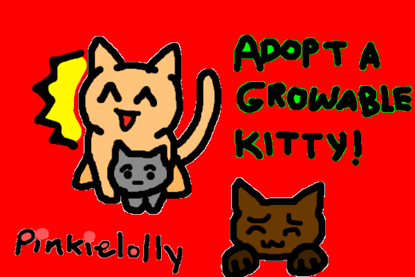 Adopt a Growable, Custom Kitty!