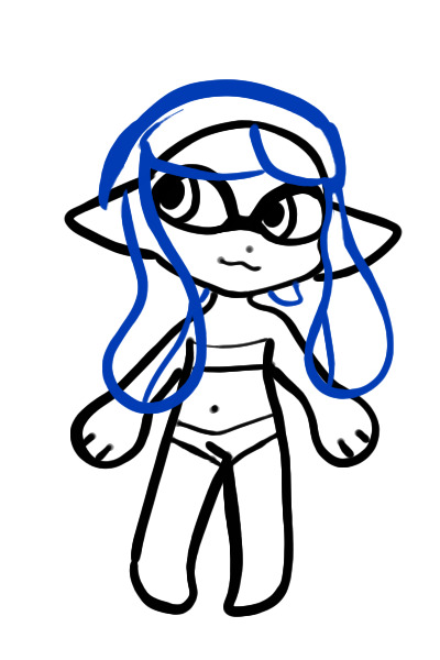 Simple inkling and octoling splatoon base