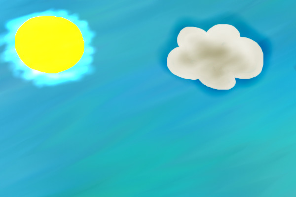 Pool/Sky Practice; Sun & Cloud Shading Practice
