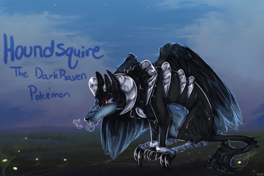 No. 45 - Corvisquire x Houndoom [RU for Cloudpelt]