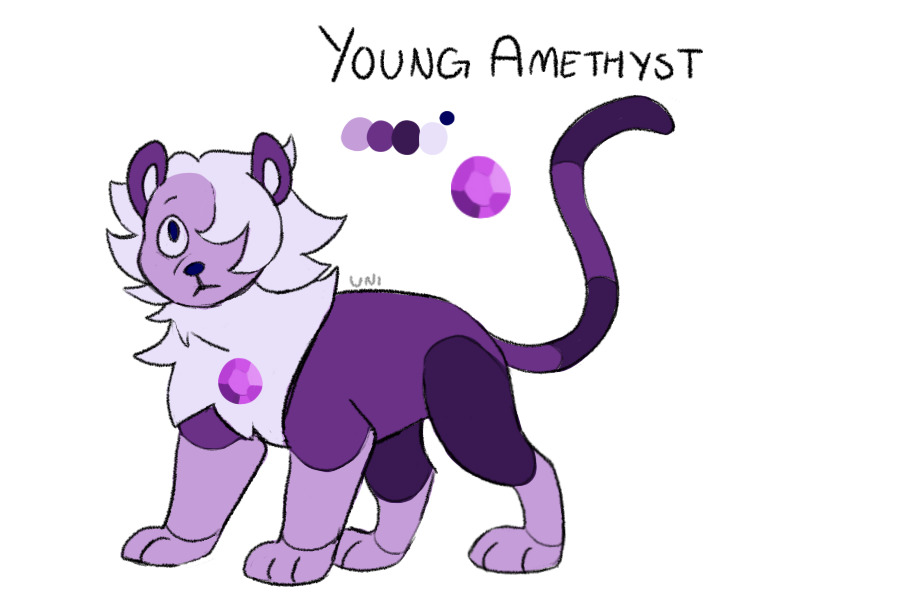Young Amethyst - SU Cat Design