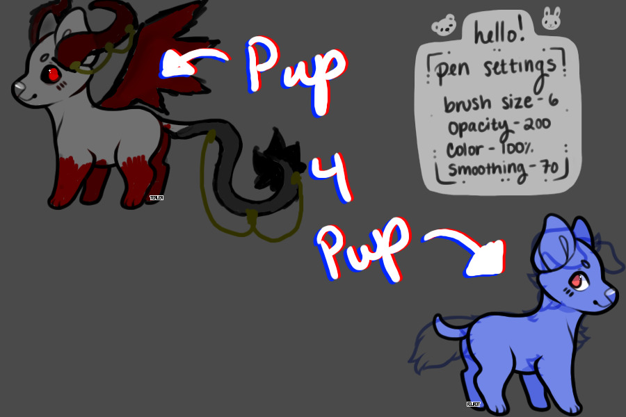 Pup for pup with Kiyondo_IRL