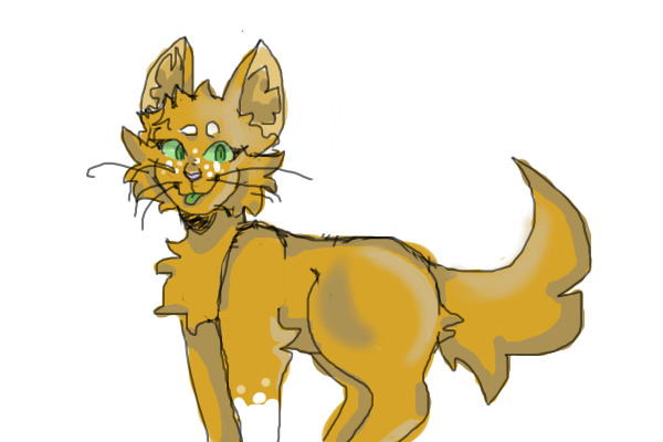quick Squirrelflight sketch with colour