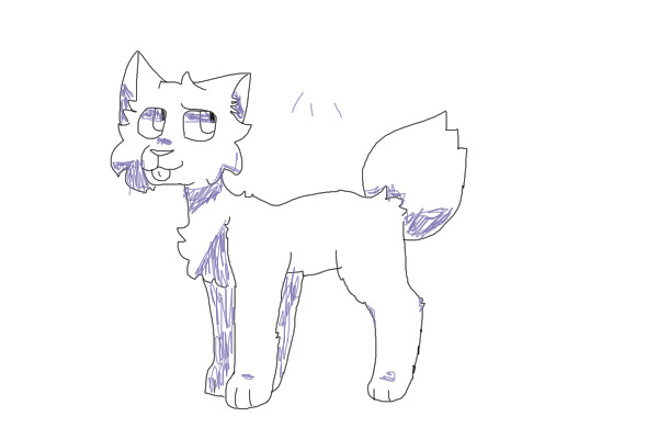 cat drawn with a trackpad