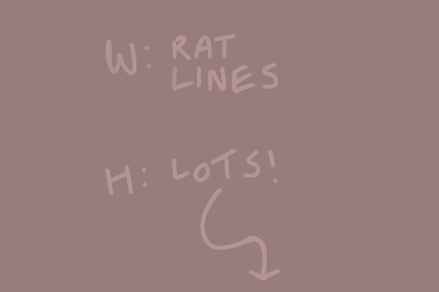 looking for rat lines!
