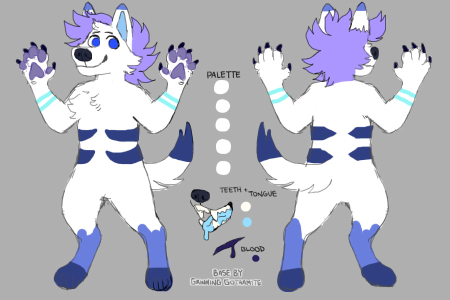 Cory, my updated fursona