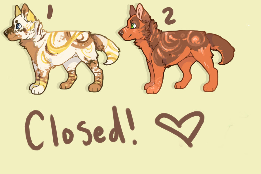 WOLF ADOPTS! CLOSED