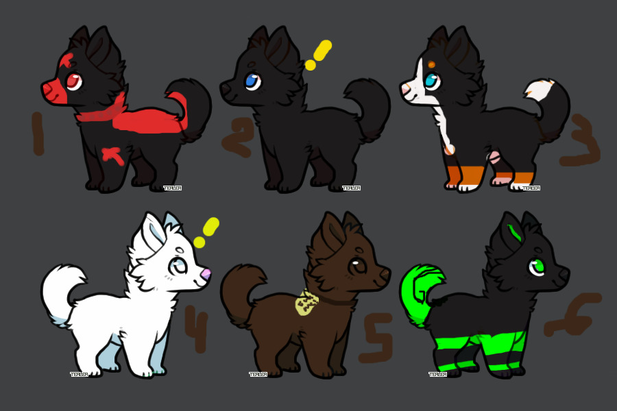 i made cs designs into small puppers