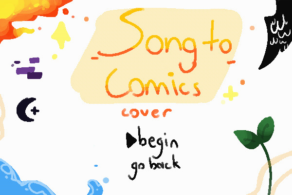 Song to comics - cover -