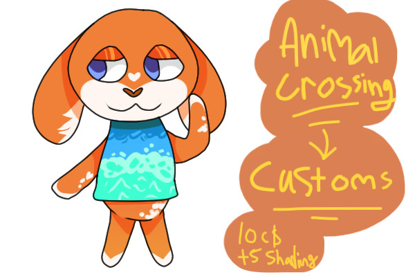 Animal Crossing Customs (ONE slot OPEN)