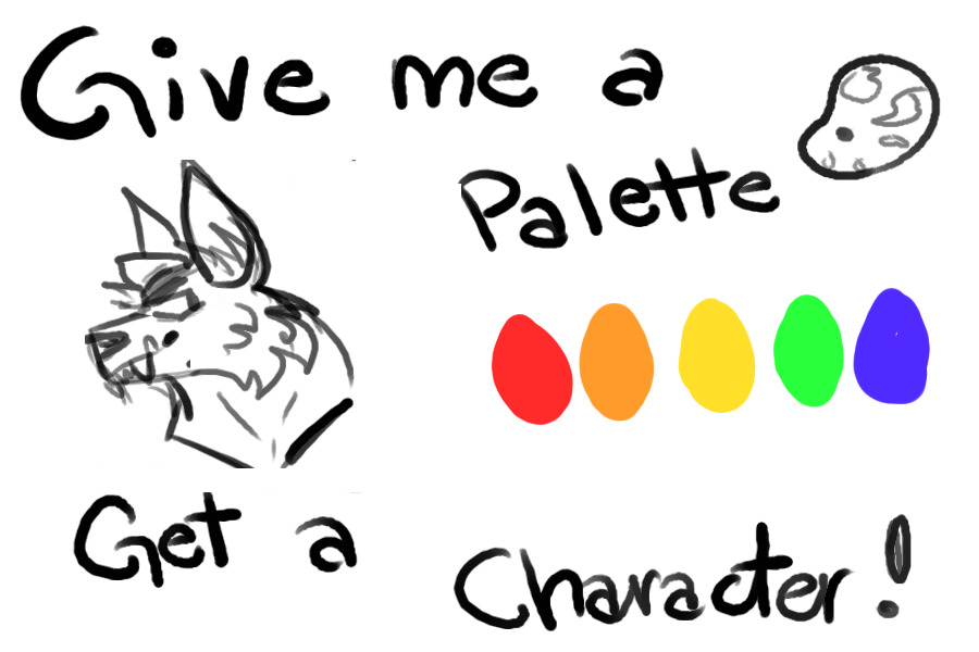 Give me a palette, get a character! (CLOSED)